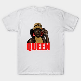 Afro Melanin Queen Black Pride Gift T-Shirt